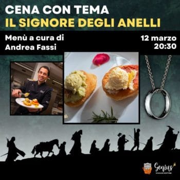 [CENA GELATO] Il signore degli anelli e il tesoro tra le labbra